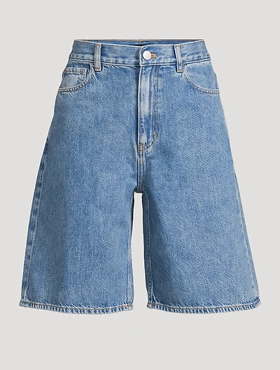 Denim Bermuda Shorts