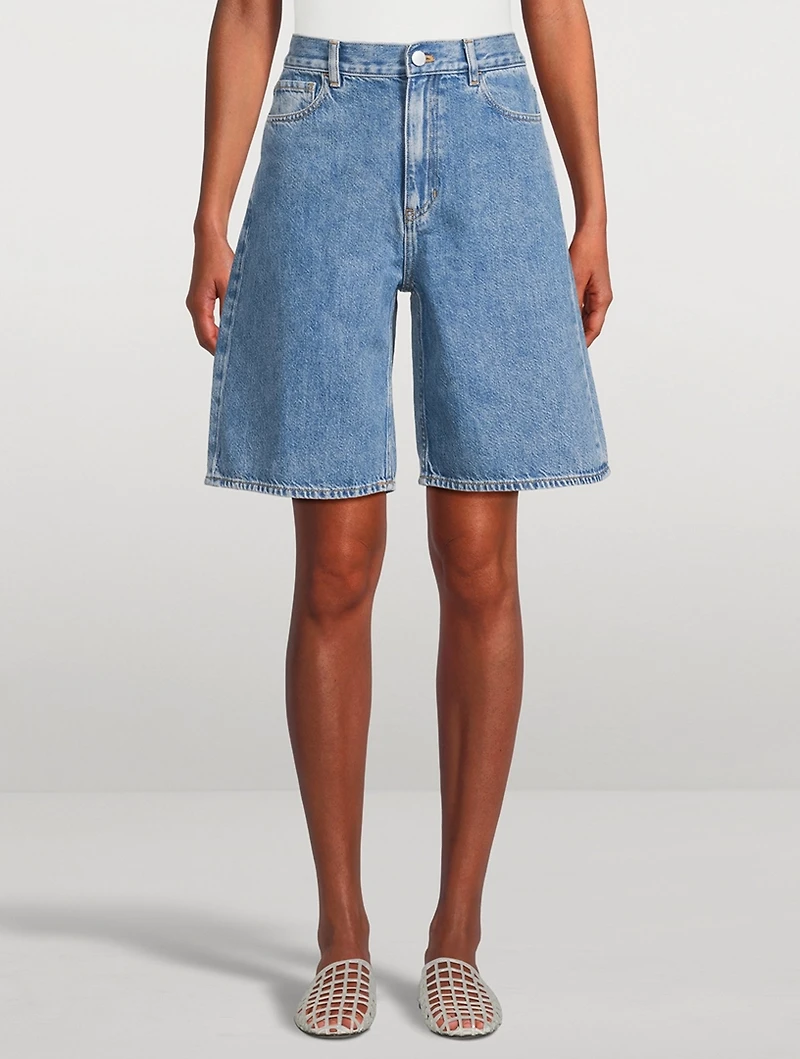 Denim Bermuda Shorts