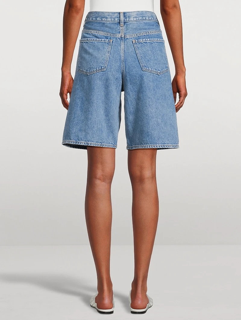 Denim Bermuda Shorts
