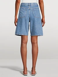 Denim Bermuda Shorts