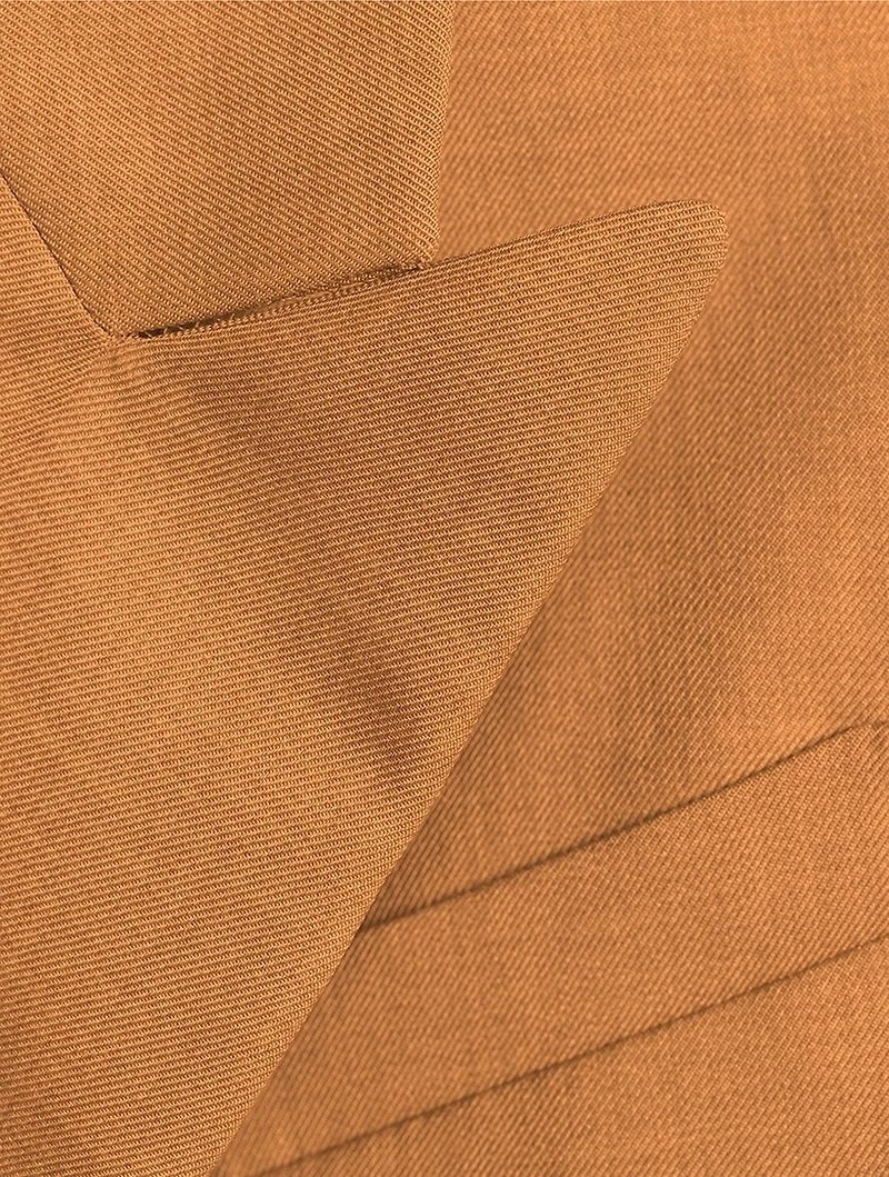 City Twill Double-Breasted Vest