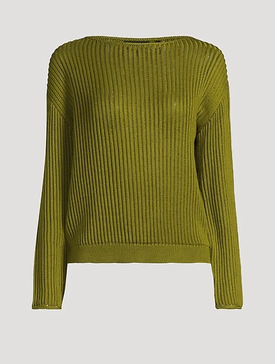 Rib-Knit Sweater
