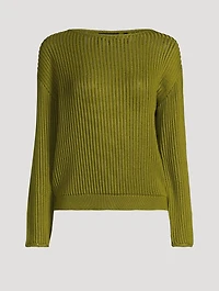 Rib-Knit Sweater