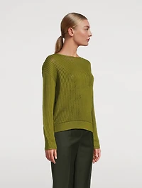 Rib-Knit Sweater