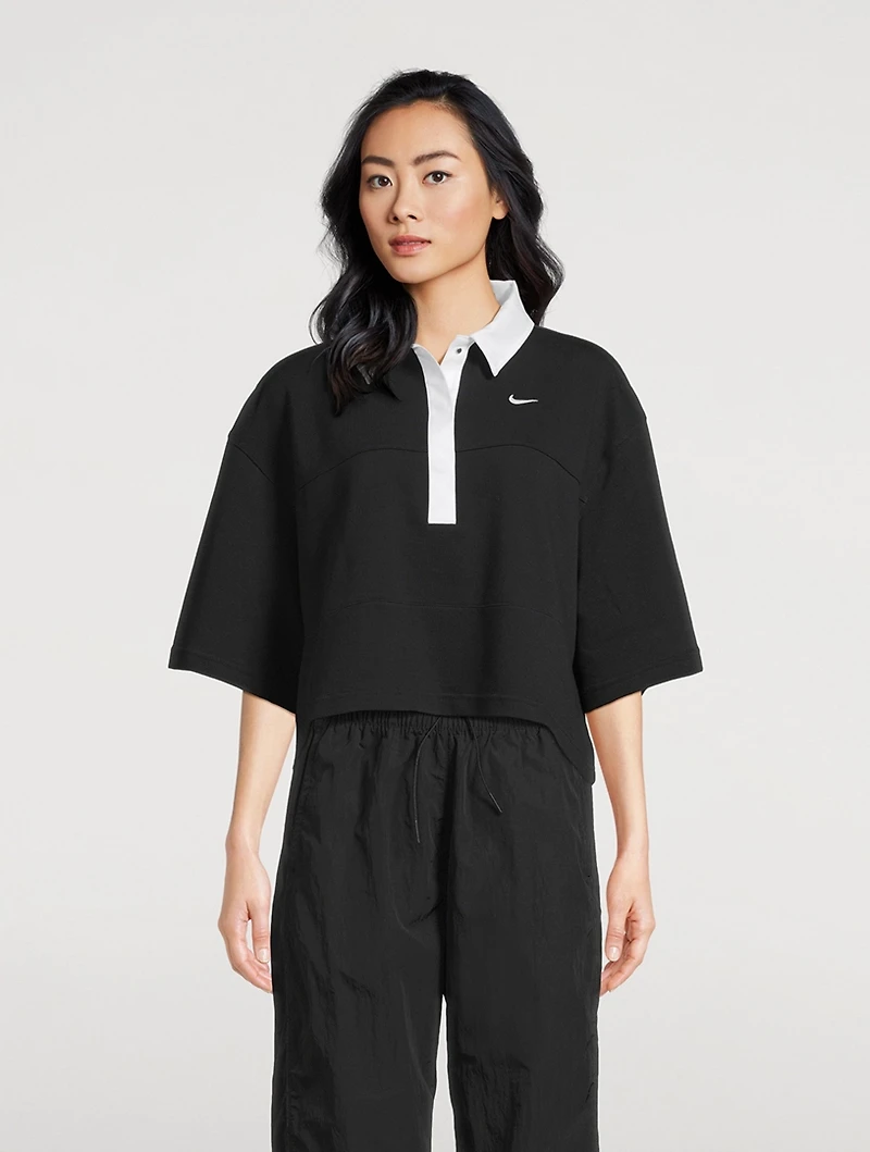 Sportswear Oversized Polo Shirt