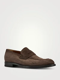 Suede Penny Loafers