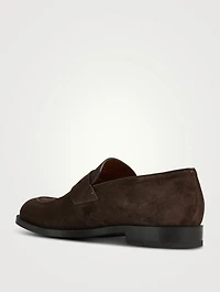 Suede Penny Loafers