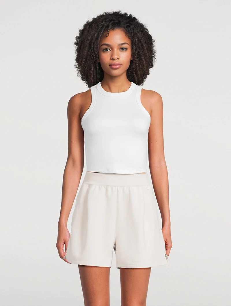 One Fitted Dri-FIT Cropped Tank Top