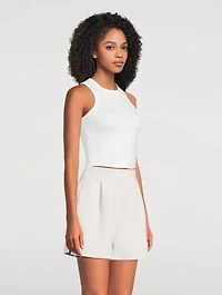 One Fitted Dri-FIT Cropped Tank Top