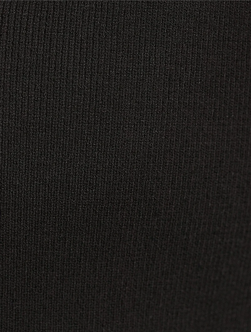 Mani Knit Long-Sleeve Mini Dress