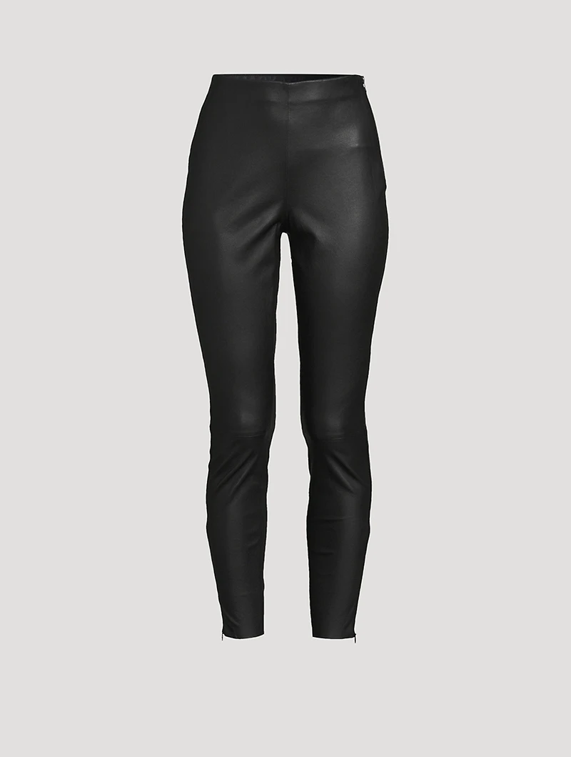 Navi Leather Leggings
