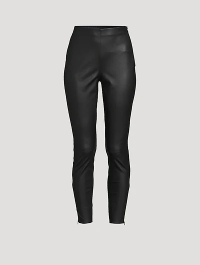 Navi Leather Leggings