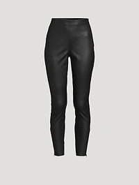 Navi Leather Leggings
