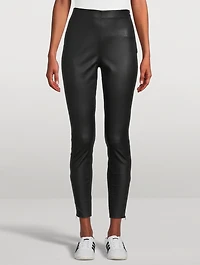 Navi Leather Leggings