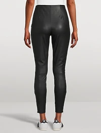 Navi Leather Leggings