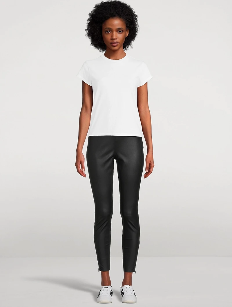 Navi Leather Leggings