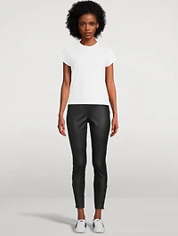 Navi Leather Leggings