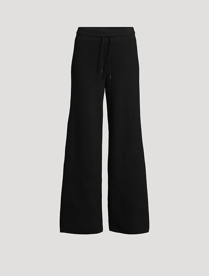 Tove Ribbed Wool Pants