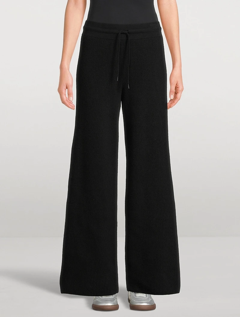 Tove Ribbed Wool Pants