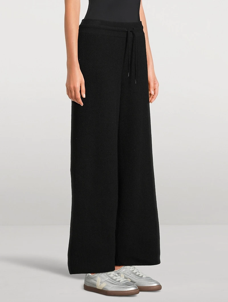 Tove Ribbed Wool Pants