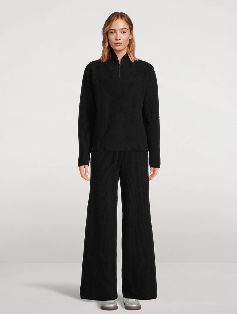 Tove Ribbed Wool Pants