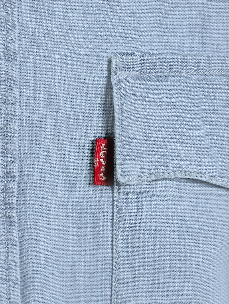 Short-Sleeve Relaxed Western Shirt