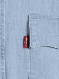 Short-Sleeve Relaxed Western Shirt