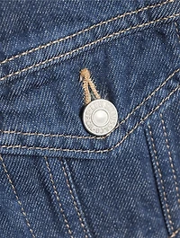 Loose-Fit Denim Vest