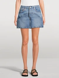 Icon Western Denim Mini Skirt
