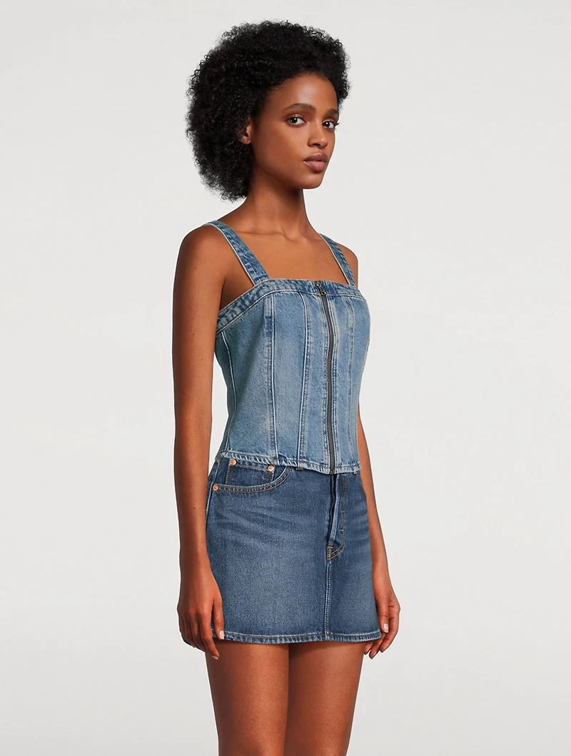 Denim Bustier