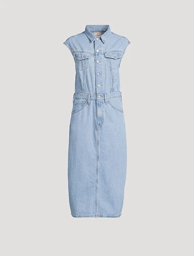 Iconic Denim Shirt Dress