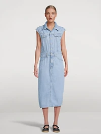 Iconic Denim Shirt Dress