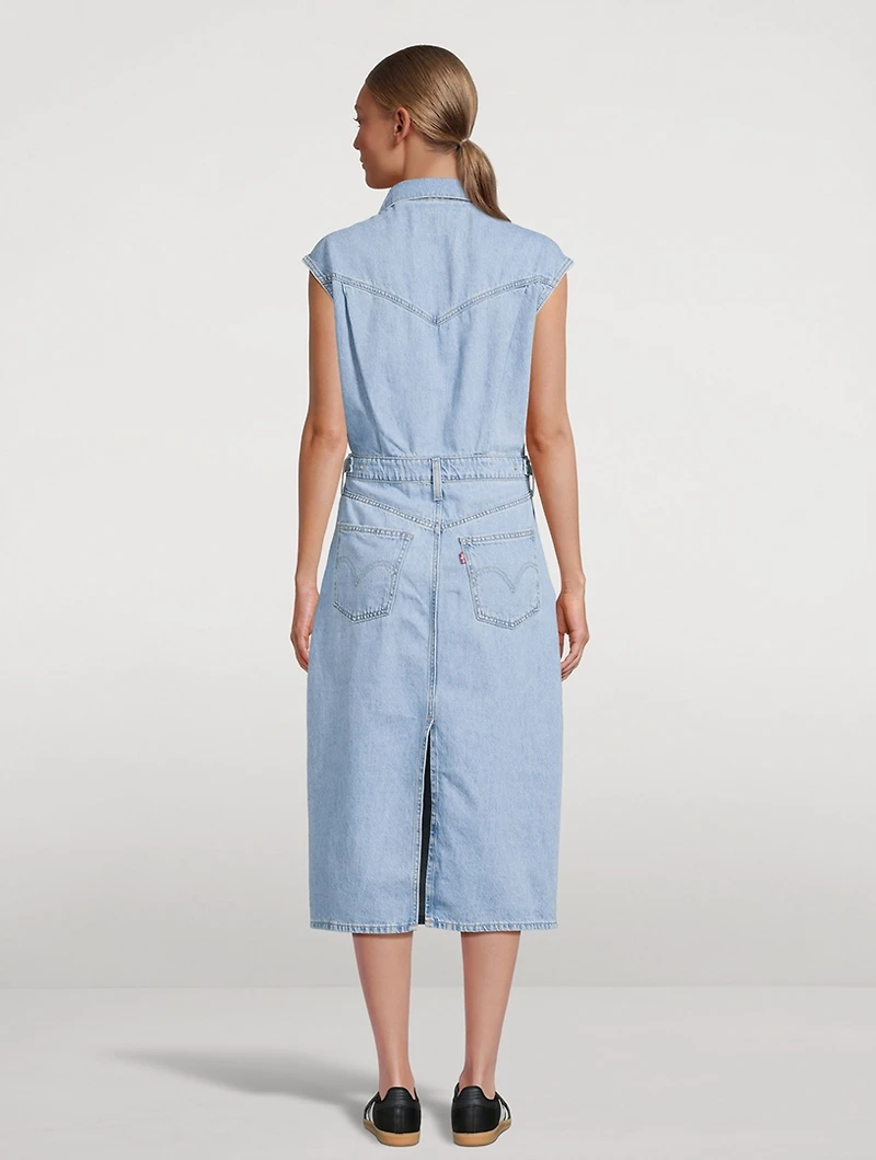 Iconic Denim Shirt Dress