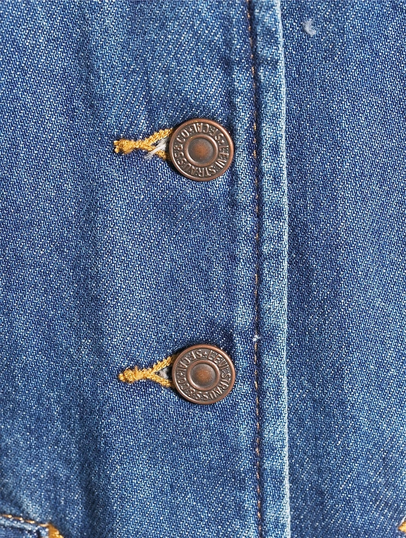 Braided Denim Vest