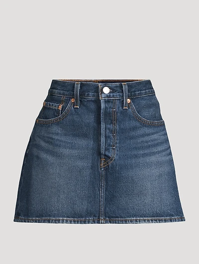 Icon Denim Mini Skirt