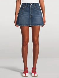 Icon Denim Mini Skirt