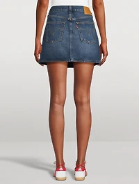 Icon Denim Mini Skirt