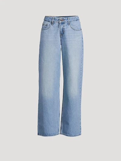 Low-Rise Wide-Leg Jeans