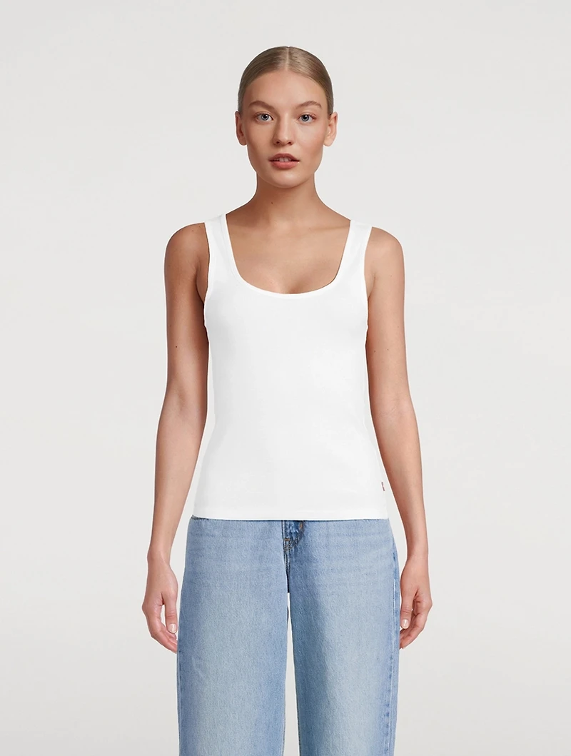 Essential Ribbed Tank Top