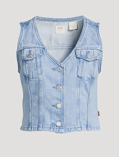 Bella Denim Corset Vest