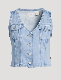 Bella Denim Corset Vest