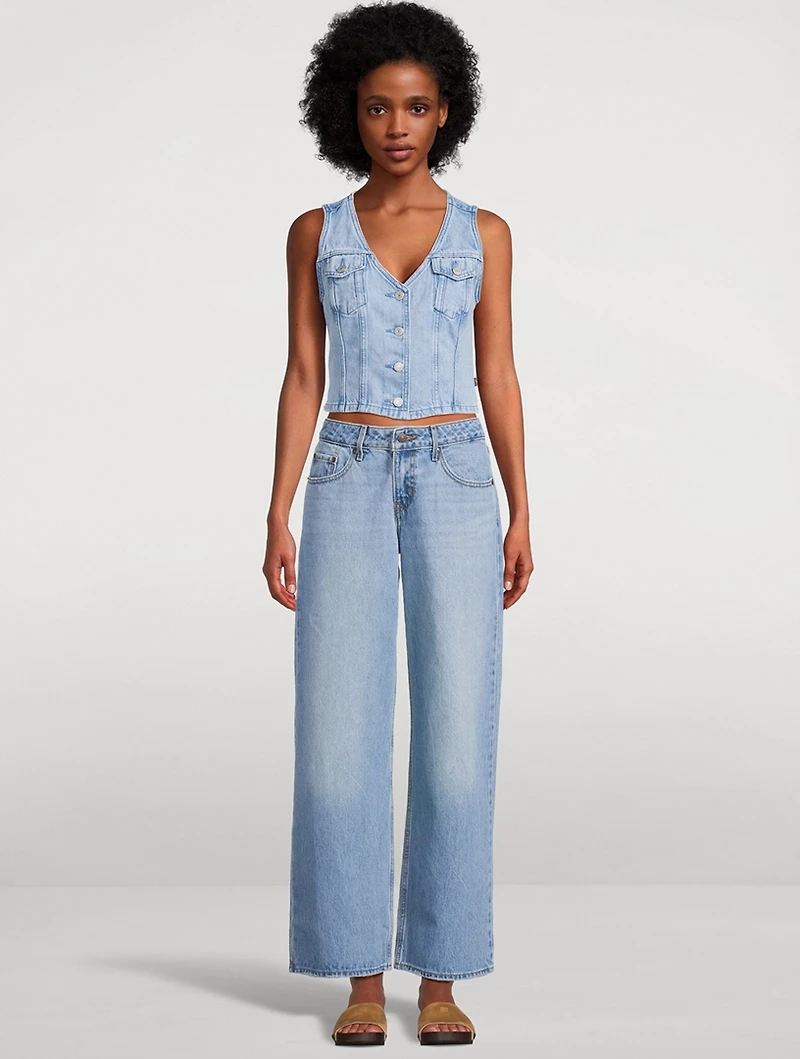 Bella Denim Corset Vest