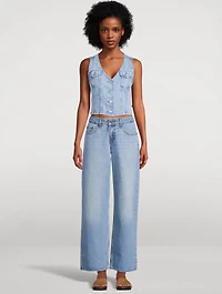 Bella Denim Corset Vest