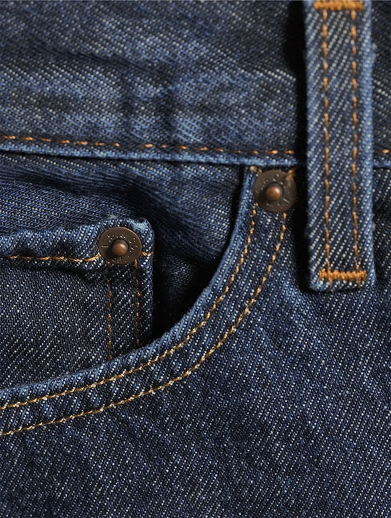 High-Rise Baggy Denim Shorts
