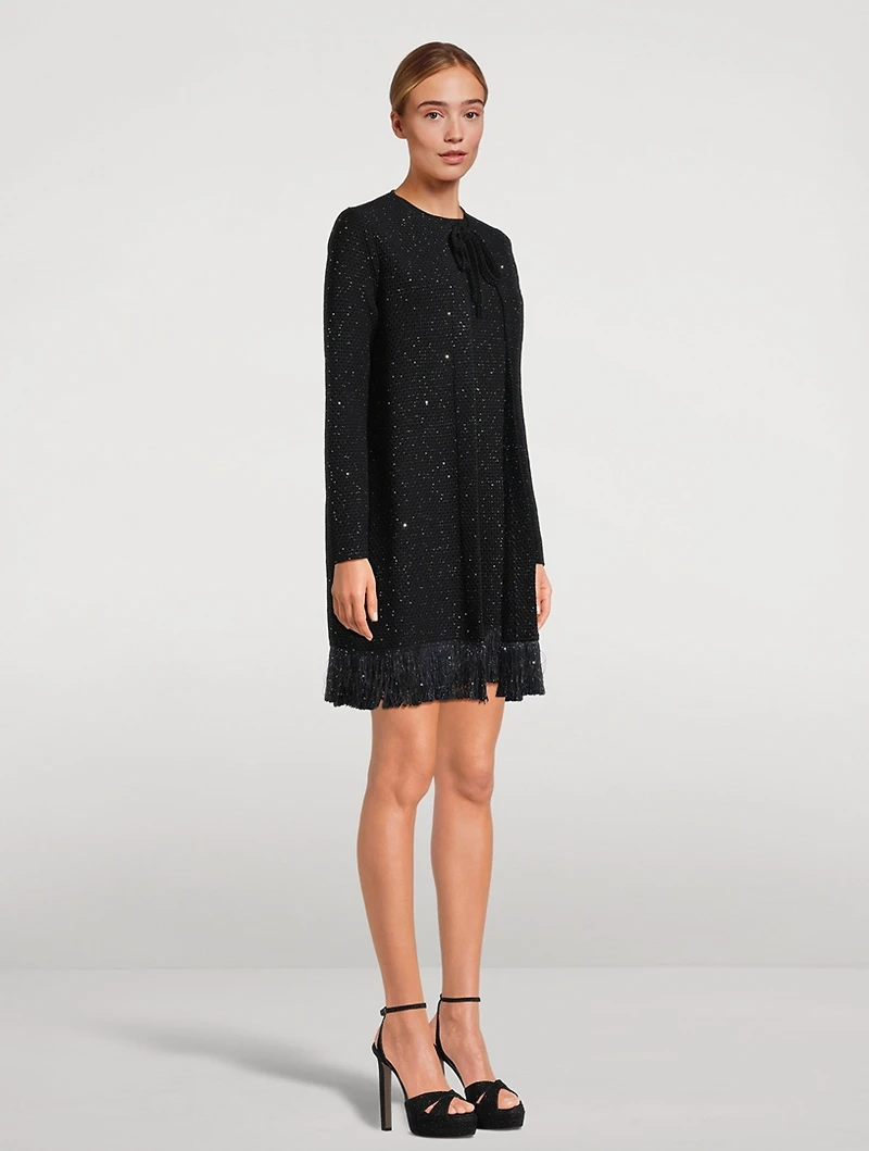 Embellished Tweed Cardigan