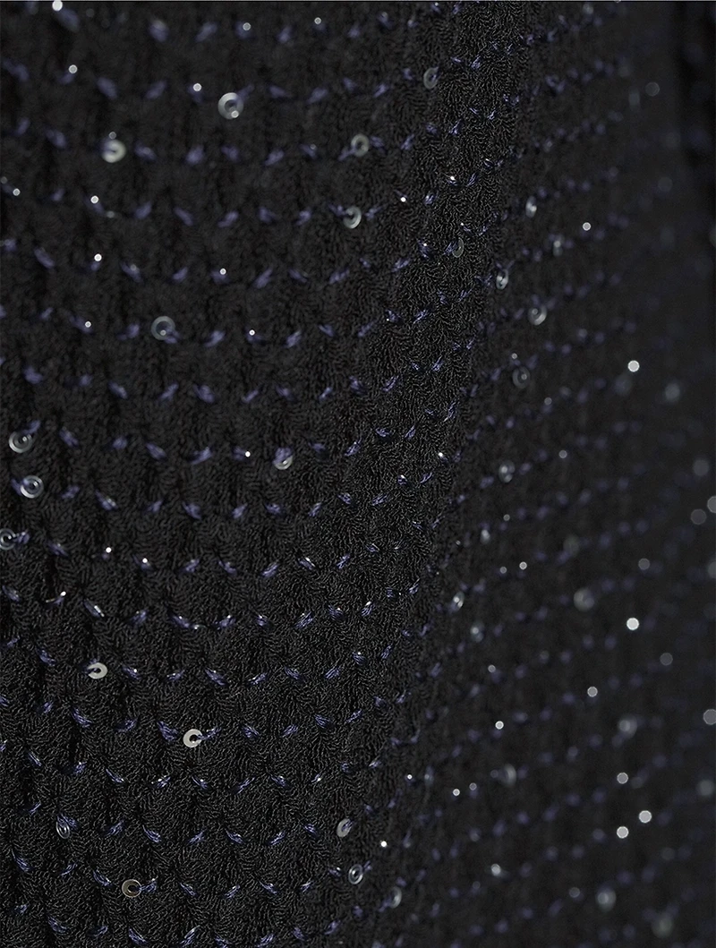 Embellished Tweed Cardigan