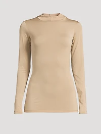 Billie Slim-Fit Long Sleeve Hooded Top