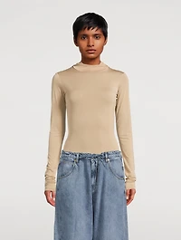 Billie Slim-Fit Long Sleeve Hooded Top