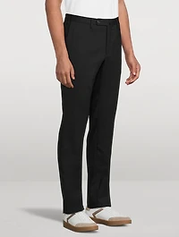 Wool-Blend Slim-Fit Pants