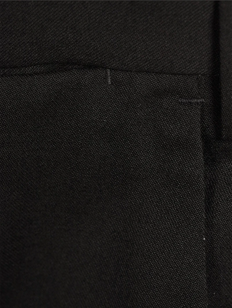 Wool-Blend Slim-Fit Pants